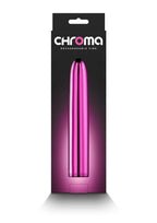 Chroma Classic Rechargeable Vibrator 7in - Pink