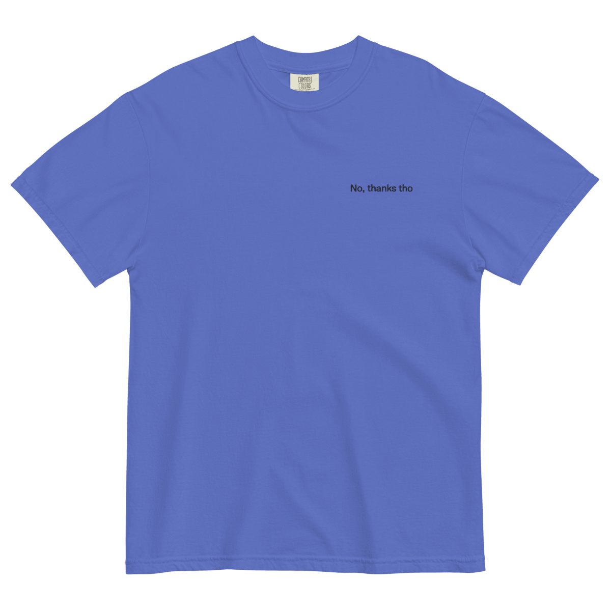 No, Thanks Tho Embroidered Shirt