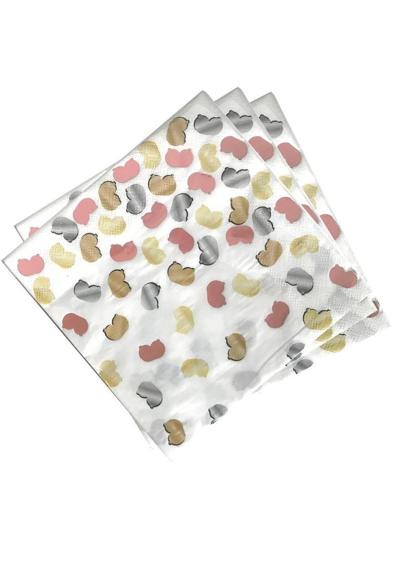 Glitterati Boobie Party Napkins