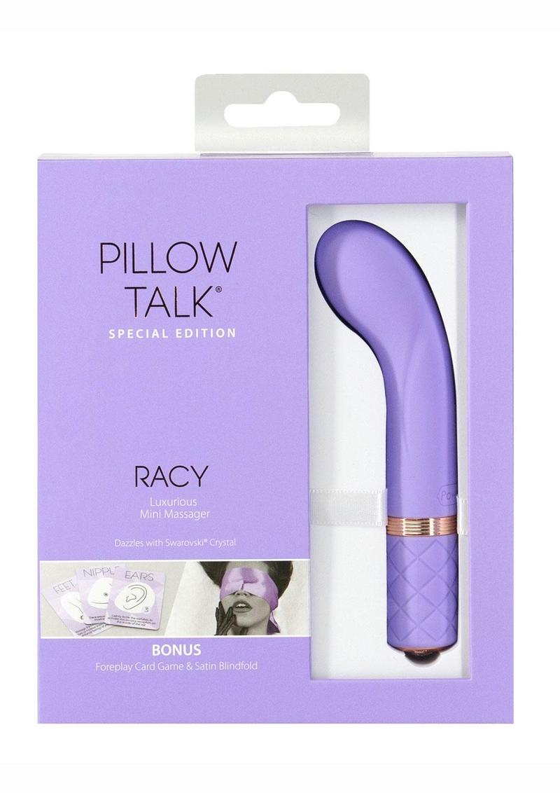 Pillow Talk Special Edition Racy Rechargeable Silicone G-Spot Mini Vibrator - Purple/Rose Gold