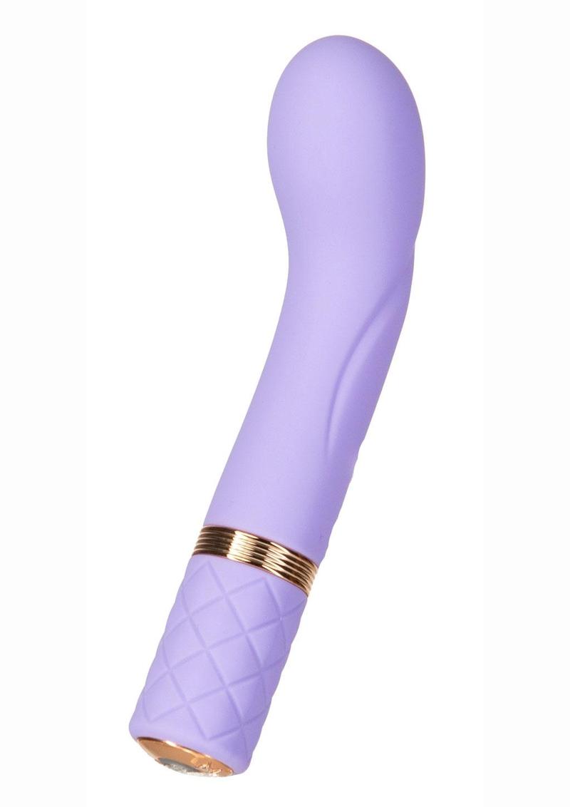 Pillow Talk Special Edition Sassy Rechargeable Silicone G-Spot Vibrator - Purple/Rose Gold