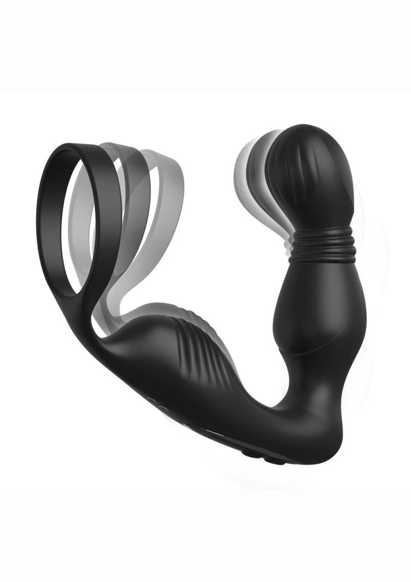 Anal Fantasy Elite Ass-Gasm Pro Rechargeable Silicone P-Spot Milker - Black