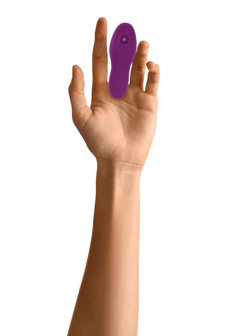 Sucker For You Silicone Rechargeable Clitoral Stimulator - Purple