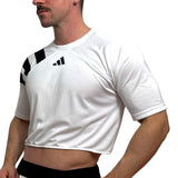 Adidas Neo White Short Sleeve Crop Top 2.0 BY SNEAKERMASK