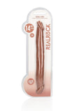 RealRock Skin Realistic Double Dildo 14in - Caramel