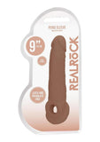 RealRock Realistic Penis Sleeve 9in - Caramel