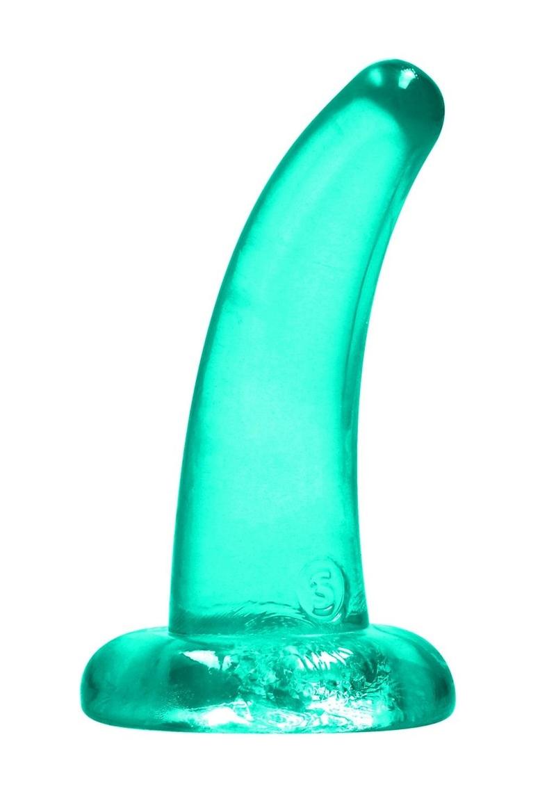 RealRock Crystal Clear Dildo with Suction Cup 5in
