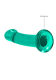 RealRock Crystal Clear Dildo with Suction Cup 6.7in