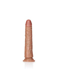 RealRock Slim Realistic Dildo with Suction Cup 7in - Caramel