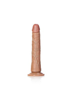 RealRock Slim Realistic Dildo with Suction Cup 8in - Caramel