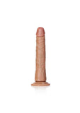 RealRock Slim Realistic Dildo with Suction Cup 8in - Caramel