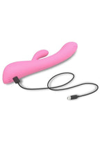 Bunny & Clyde Rechargeable Silicone Rabbit Vibrator - Pink Passion
