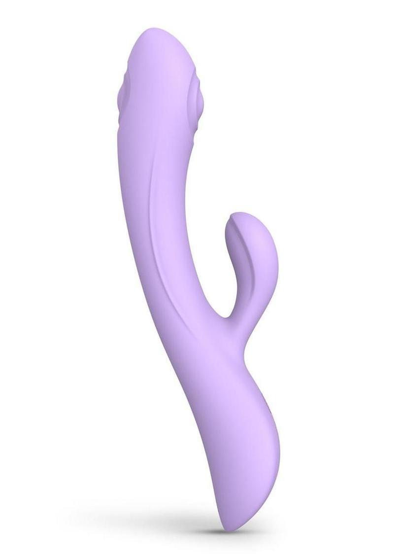 Bunny & Clyde Rechargeable Silicone Rabbit Vibrator - Viva Mauve