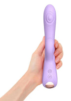 Bunny & Clyde Rechargeable Silicone Rabbit Vibrator - Viva Mauve