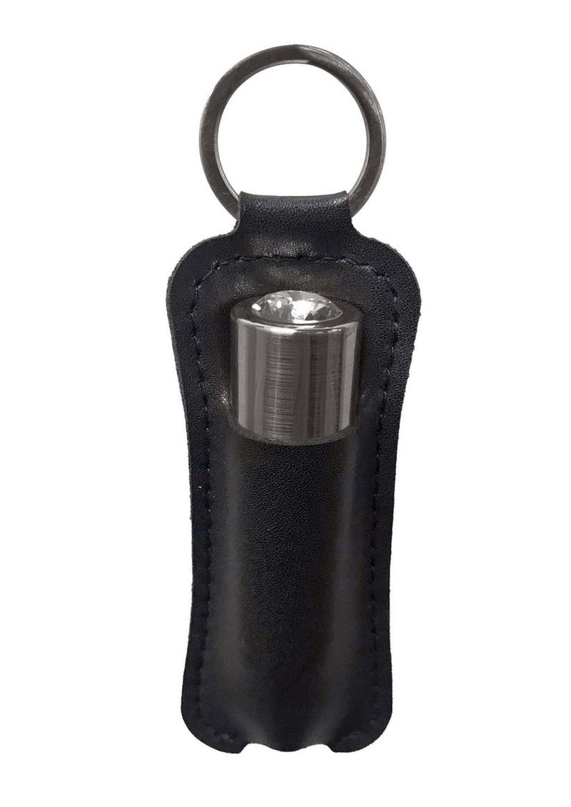 PowerBullet First Class Rechargeable Mini Bullet with Crystal - Gun Metal