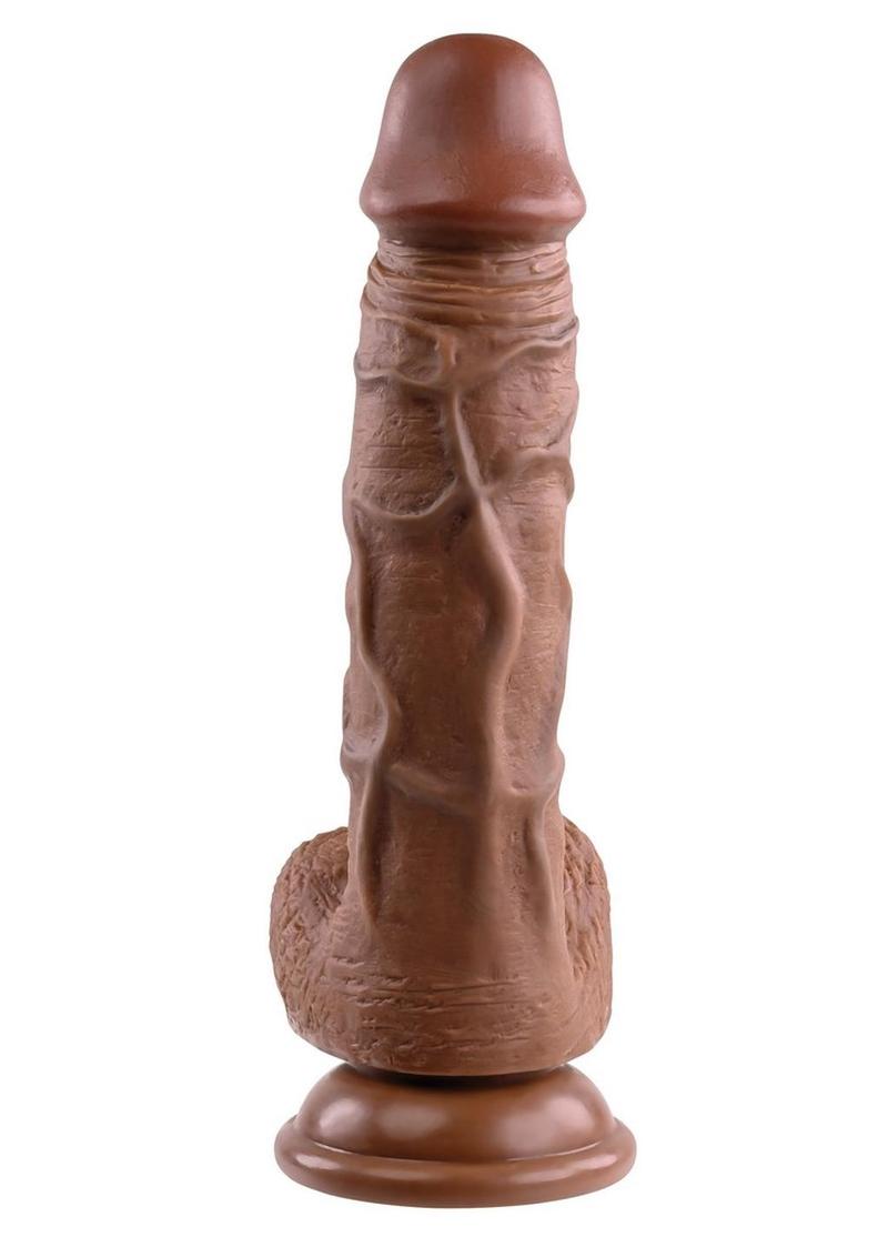Realistic Dildo 8in - Chocolate