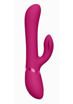 Vive Chou Rechargeable Silicone G-Spot Rabbit & Clitoral Stimulator - Pink