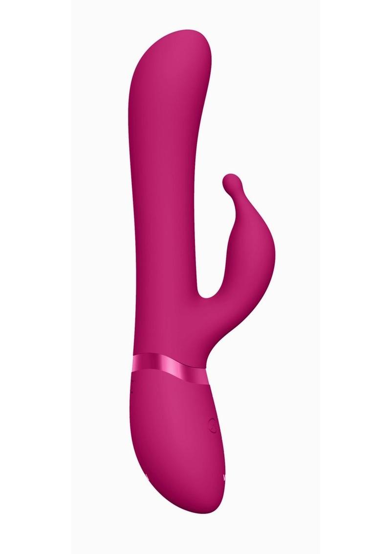 Vive Chou Rechargeable Silicone G-Spot Rabbit & Clitoral Stimulator - Pink