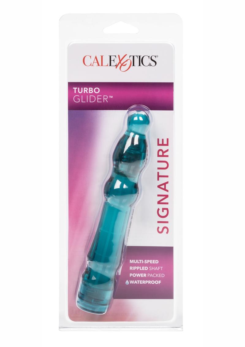 Hard Vibes Turbo Glider Vibrator - Blue