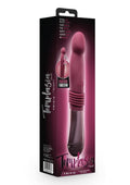 Temptasia Trixie Rechargeable Silicone Thrusting Dildo - Wine