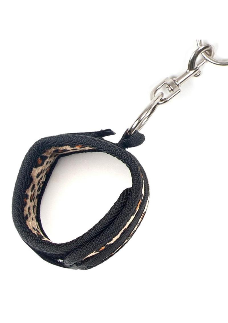 Lux Fetish Bed Spreader Restraint System (7 Piece Set) - Leopard