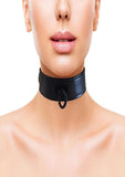 Rouge Leather Collar - Black