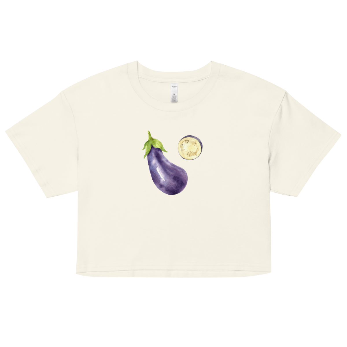 Eggplant Crop Top