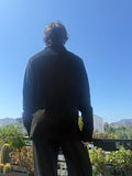 LUDOVIC DE SAINT SERNIN Alan Shirt Black Leather