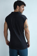 Tie Linen Sleeveless Shirt