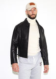 THE LEATHER RACER JACKET by GYMNASIUM