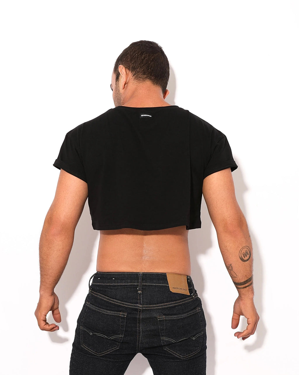 Mounderwear Mechanic Crop Black