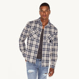 PLAYBOY Men's Flannel Long Sleeve Shirt