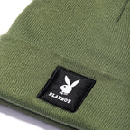 PLAYBOY Knit Beanie with Logo Patch