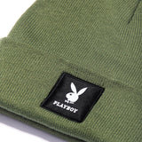 PLAYBOY Knit Beanie with Logo Patch