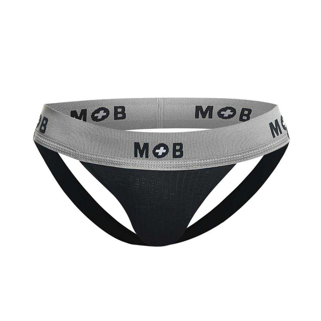MOB Classic Fetish Jock 3 Inch - Black