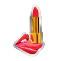 Lipstick Tongue by Toiletpaper die-cut sticker