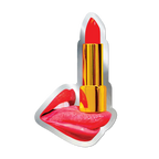 Lipstick Tongue by Toiletpaper die-cut sticker