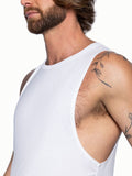 BIKE Crop Pride Tank - White