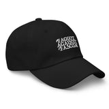 Faggot Against Fascism Dad Hat by YES HOMO in Black