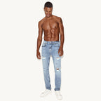 PLAYBOY The Skinny Jean Light Wash Destroy