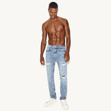 PLAYBOY The Skinny Jean Light Wash Destroy