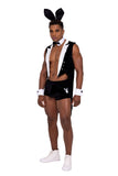 8PC Playboy Men's Tuxedo Bunny - Black/White