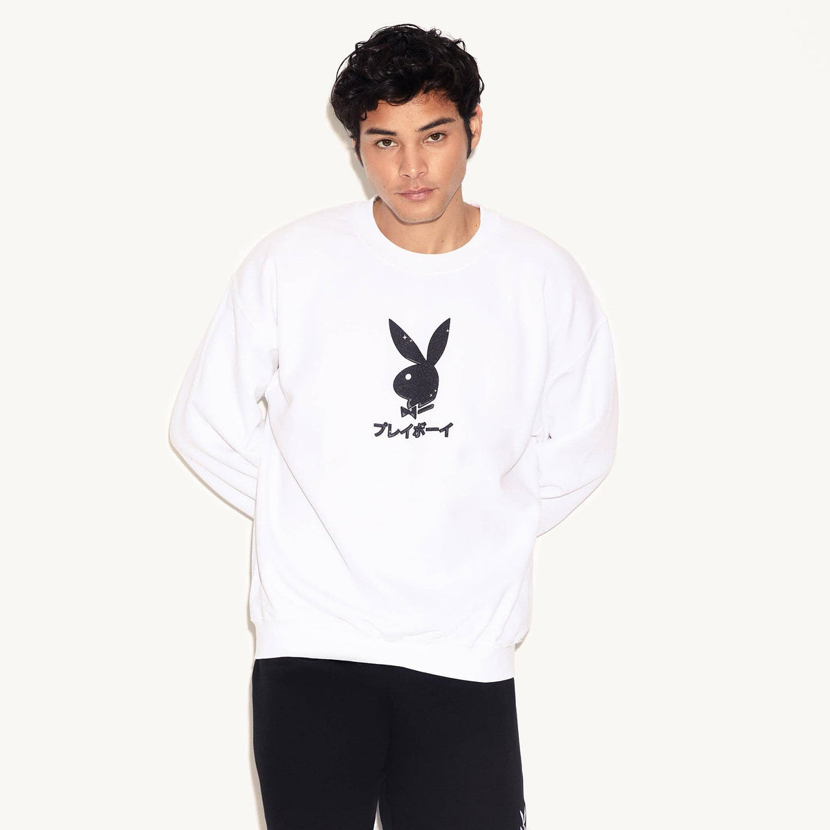 PLAYBOY Ace of Club Crewneck Sweatshirt