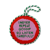 Gossip Needlepoint Ornament