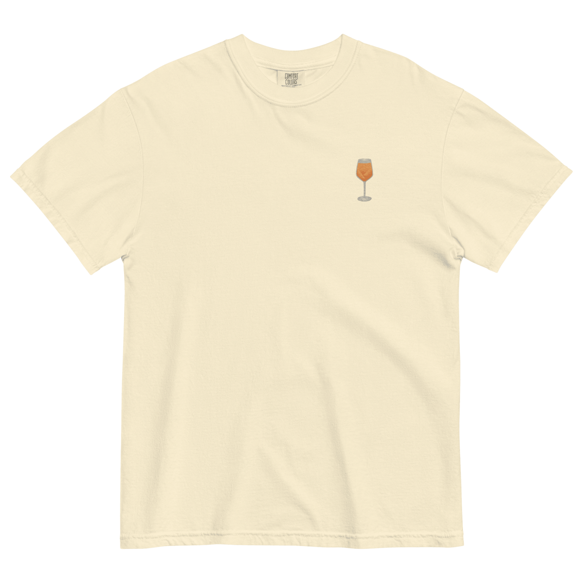 Aperol Spritz Gradient Embroidered T-Shirt