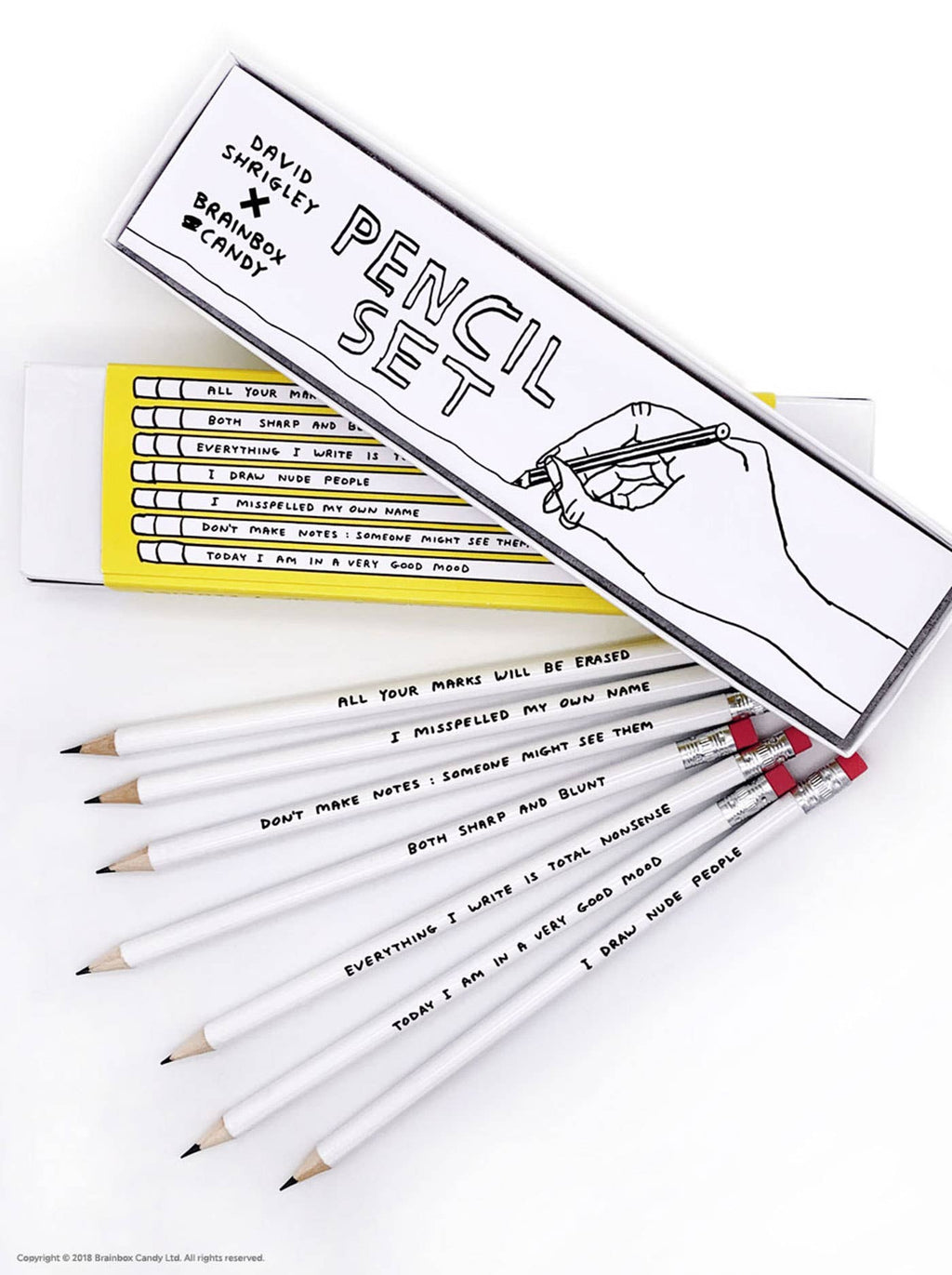 Funny Gift - David Shrigley Pencil Box - 7 Designs