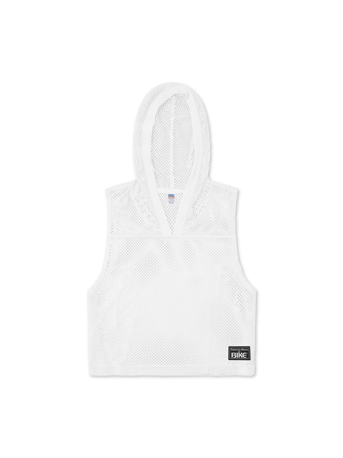 BIKE Hooded Sleeveless Practice Jersey - White