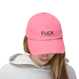 FUCK Distressed Cap in 6 colors