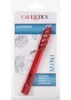 Hard Vibes Slender Sensations Vibrator - Red