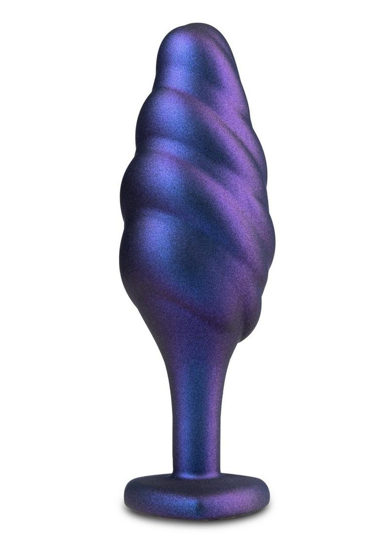 Anal Adventures Matrix Bumped Bling Silicone Plug - Sapphire